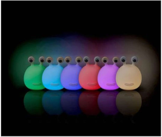 Mega Light Нощна Светлина LED Momo Moon USB Бяла Топла