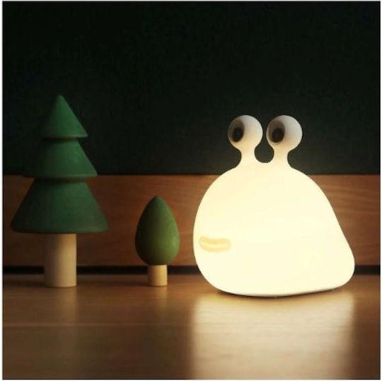 Mega Light Нощна Светлина LED Momo Moon USB Бяла Топла