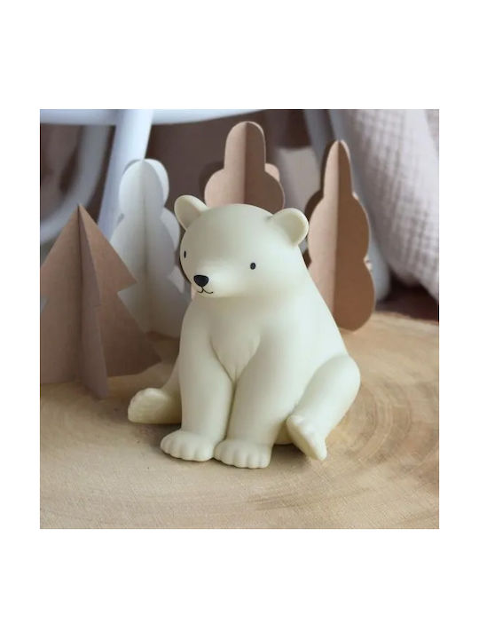 A Little Lovely Company Night Light LED Bear Battery White
