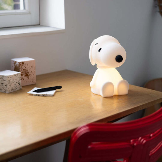 Mr Maria Φωτάκι Νυκτός LED Snoopy Ρεύματος Λευκό Θερμό