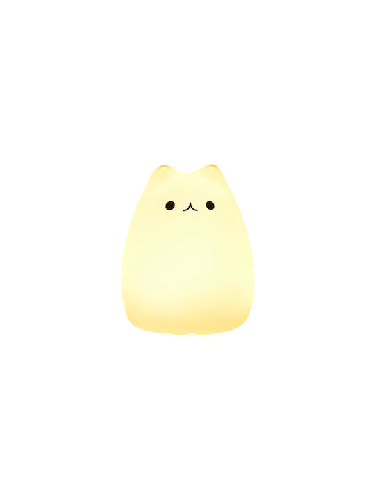 Winkee Winkee LED Nursery Night Light Table Lamp Kitten Power White Warm