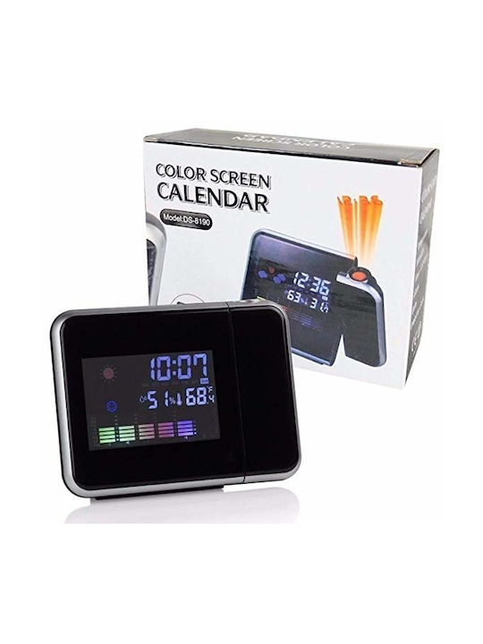 Ceas Digital de Masă cu Alarmă Negru DB7FXQBBM