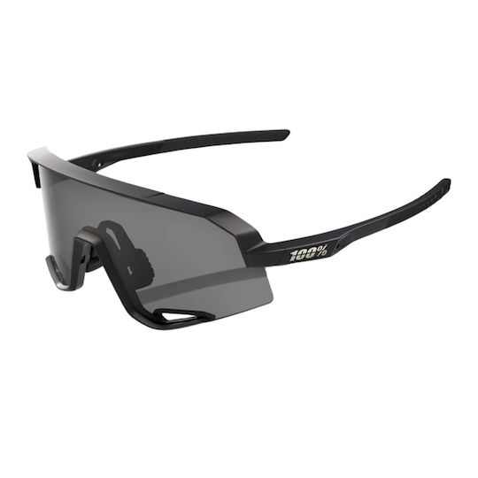 100% Cycling Glasses Slendale with Black Frame & Dark Lenses