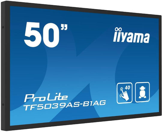 Iiyama TF5039AS-B1AG Публичен Дисплей LCD VA 4K UHD 49.5" с Touch Screen