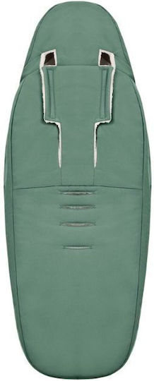 Cybex Platinum Ποδόσακος Καροτσιού Leaf Green με Fleece Επένδυση