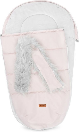Sensillo Indiana Stroller Footmuff Pink with Fleece Lining 100x50cm