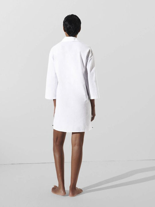 Karl Lagerfeld Women's Mini Dress Beachwear White