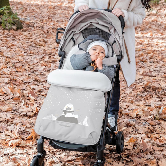 Kikka Boo Polar Stroller Footmuff Waterproof Snowy Friends With Fleece Lining 98x40cm