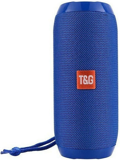 T&G TG-117 Ηχείο Bluetooth 5W με Ραδιόφωνο και Διάρκεια Μπαταρίας έως 4 ώρες Μπλε