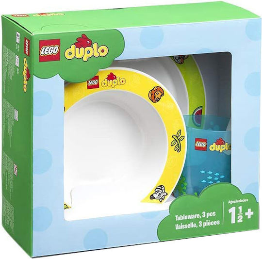 LEGO Feeding Set Duplo made of Plastic Multicolour 3pcs for 18+ months