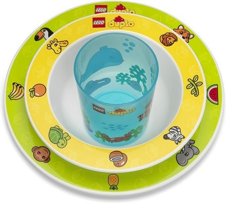 LEGO Feeding Set Duplo made of Plastic Multicolour 3pcs for 18+ months