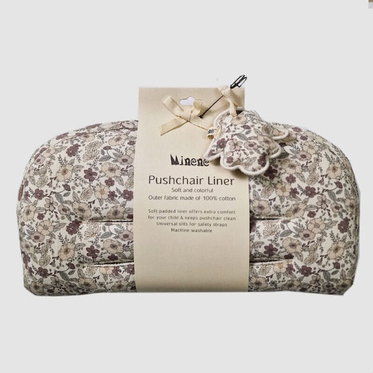 Minene Stroller Seat Liner Printed 35x75cm Beige