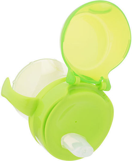 Dr. Brown's Educational Sippy Cup Plastic with Handles Green Light green for 6m+m+ 180ml