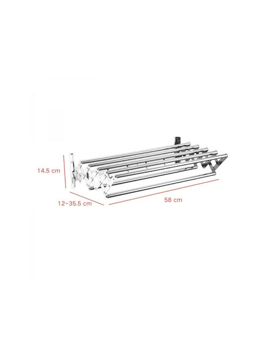 ​35.5x58cm Inox Gri