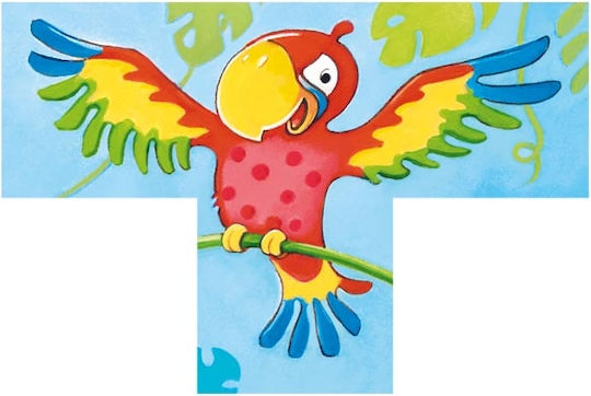 Lemnos Puzzle pentru Copii Wild pentru 2+ ani+ Ani Goki