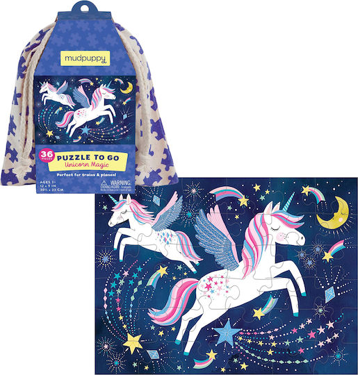 Kids Puzzle Unicorn Magic for 3+ years+ Years 36pcs Mudpuppy