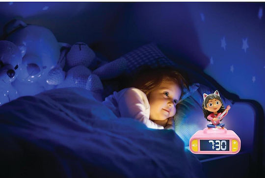 Lexibook Gabby's Dollhouse Alarm Clock Night Light Sounds 80114 Gadget