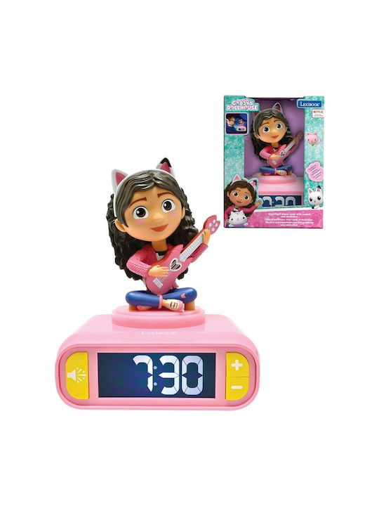 Lexibook Gabby's Dollhouse Alarm Clock Night Light Sounds 80114 Gadget