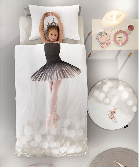 Saint Clair Kids Quilt Set Single with Pillowcase Ballet Beige 160x230cm