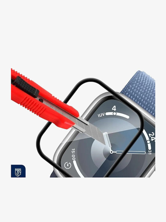 Rosso Screen Protector pentru Apple Watch 9, 8, 7 - Apple 3buc