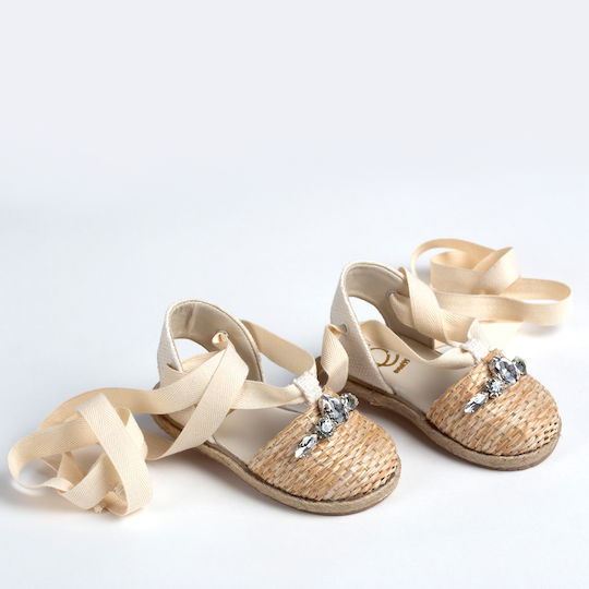 Ever Kid Christening Espadrilles Beige
