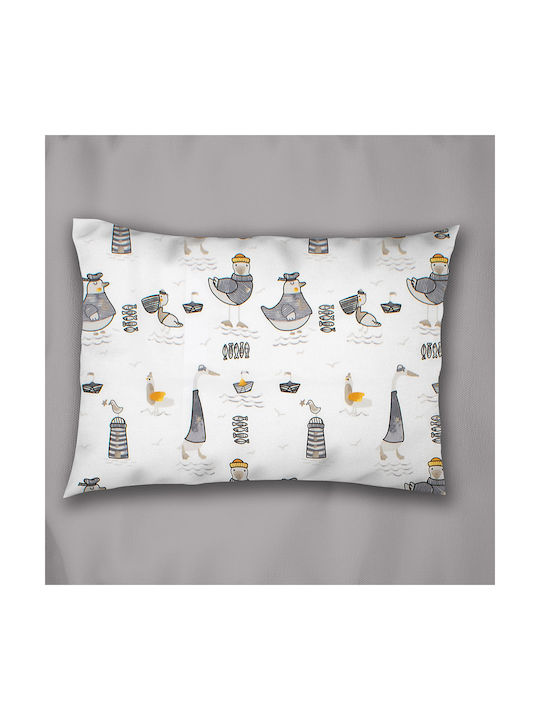 Dimcol Seturi de cearșafuri Single Bumbac White-grey 160x240cm 3buc