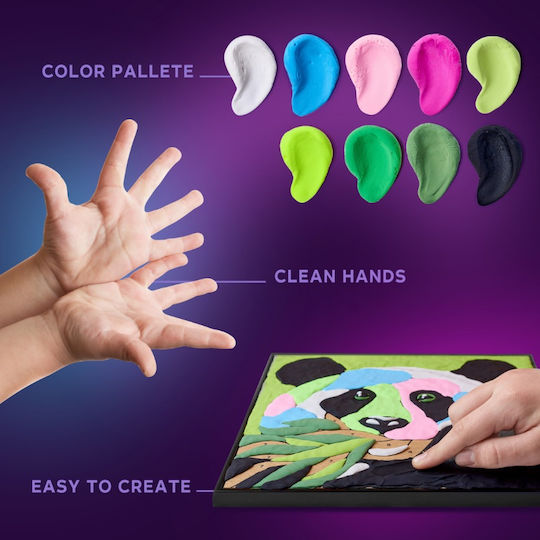 Diy Creative Set de pictură creativă 3d cu lut Panda