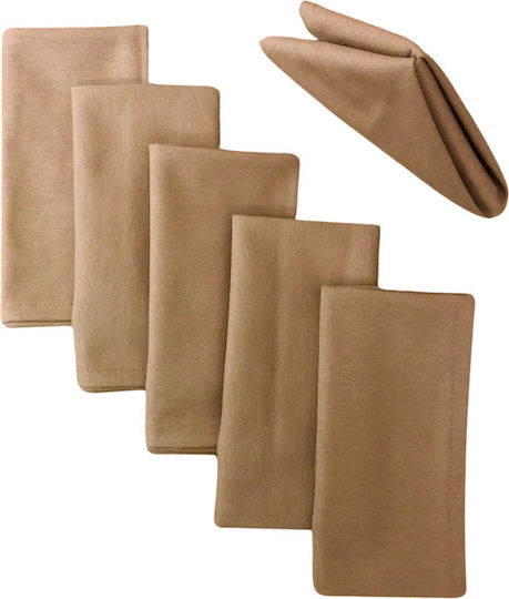 Kotonia Home Lenjerie de restaurant cu Design Maro 45x45cm 10buc