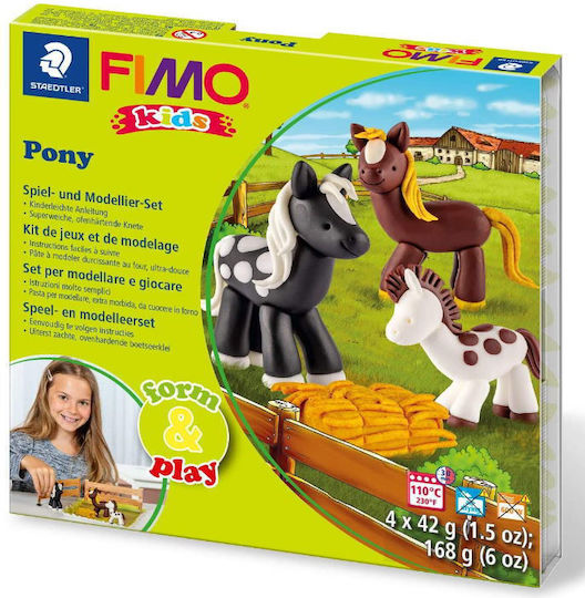 Staedtler Fimo Kids Детски Полимерна Глина Многоцветна 168гр