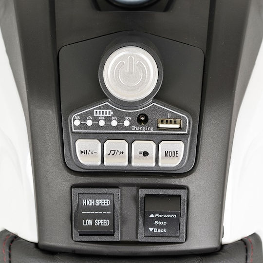 Παιδική Γουρούνα Licensed BO Cool Ηλεκτροκίνητη 12 Volt Λευκή για 3+ ετών