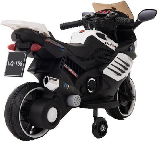 Motocicletă pentru copii Inspirat Electrică Alb