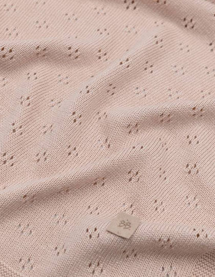 Bamboom Blanket Nursery Swaddling Blankets Knitted Pink 75x100cm