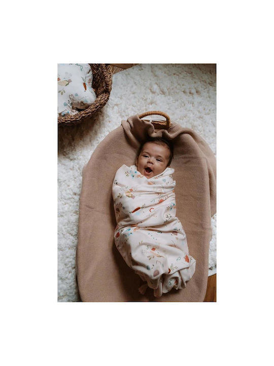 La Millou Κουβέρτα Αγκαλιάς & Λίκνου Swaddle Μπαμπού Πολύχρωμο 100x120εκ.