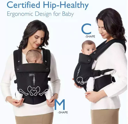 Momcozy Classic Carrier Black with Maximum Weight 20kg