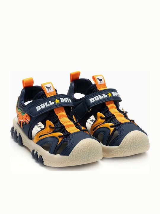Shoe Sandals Anatomic with Velcro & Lights Blue