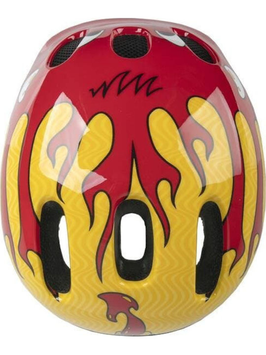 M-Wave Little Devil Kids' Helmet for City Bike Red