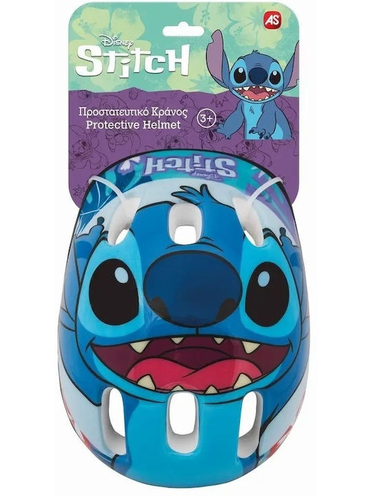 AS Stitch Παιδικό Κράνος για Ποδήλατο Πόλης Μπλε