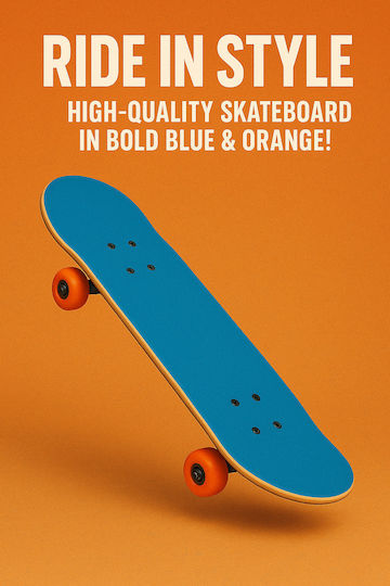 Athlopaidia Blue Graffiti 9.84" Komplett Kurzboard Blau