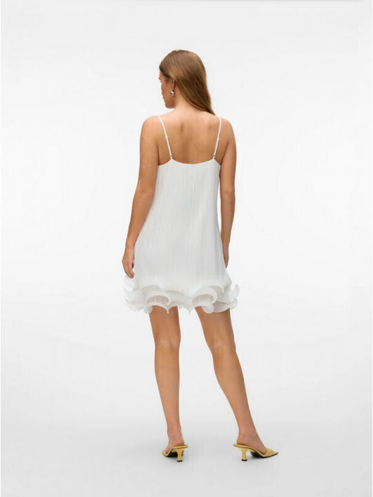 Summer Mini Evening Dress White