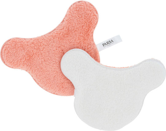 Parsa Kids Koala Microfibre Face Cleansing Cloths Green Orange 2 Pieces