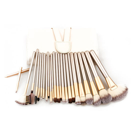 24 Πινέλα Μακιγιάζ Σαμπανιζέ Beautyware