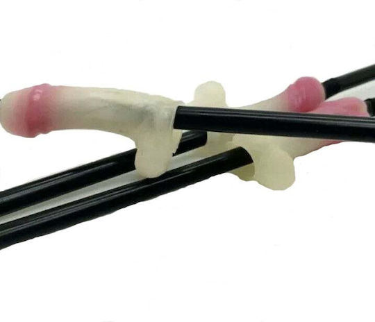Glow In Dark Pecker Straws 4 Pieces