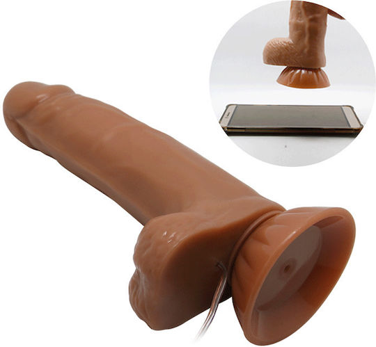 Beautiful Easton Remote Controlled Rotating Thrusting Dildo