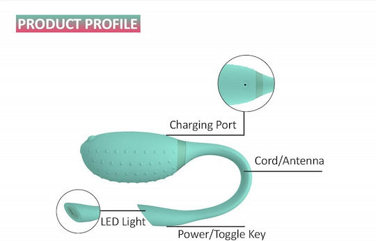 Fugu Ασύρματος Δονητής Application Magic Motion App Controlled Vibrator