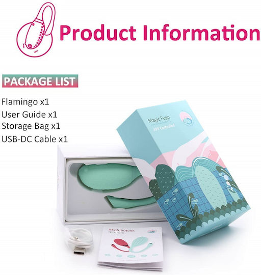 Fugu Ασύρματος Δονητής Application Magic Motion App Controlled Vibrator