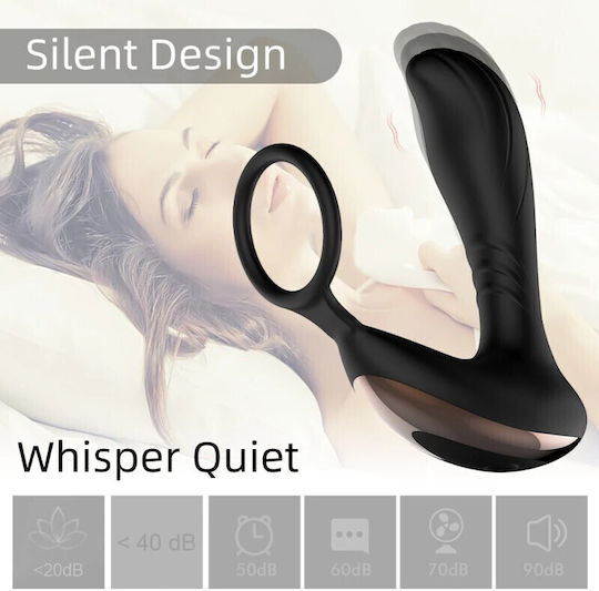 Vibrator Anal Inel Penis Telecomandă