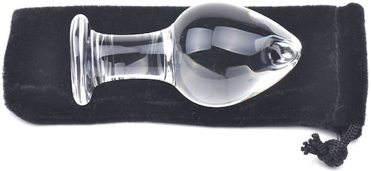 Clear Glass Anal Plug