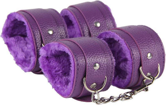Jucării Sexy pentru Adulți din Piele Violet pentru Bondage