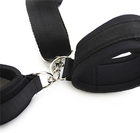 BDSM Set Cuffs & Collar Restraint Kits Black