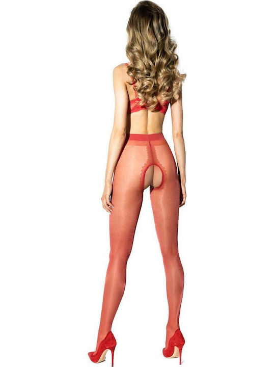 Amour Hip Gloss Red Car Pantyhose Am-hip-gloss-red